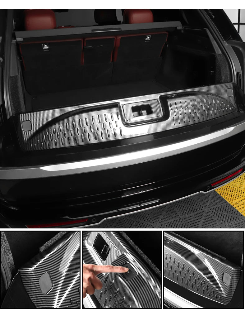 For Land Rover Range Rover 2023-2026 Car L460 Vogue Rear Trunk Bumper Scuff Sill Protector Plate Guard Plate Accessories