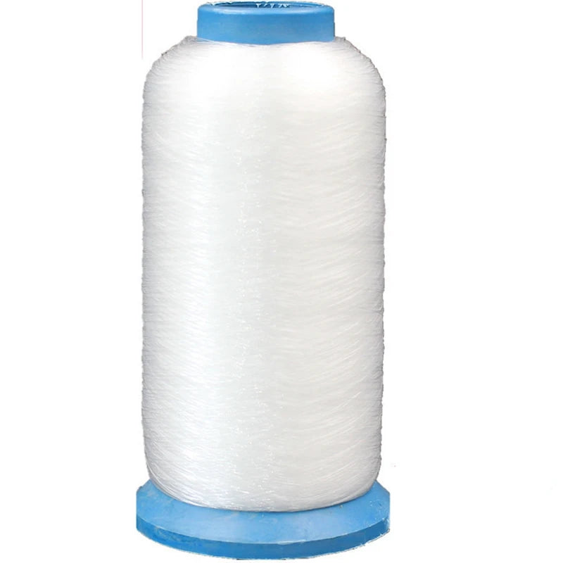 Filo trasparente per macchina da cucire da 4500 metri per colletto applicato a mano, filo di nylon invisibile da tavolo, accessori per cucito