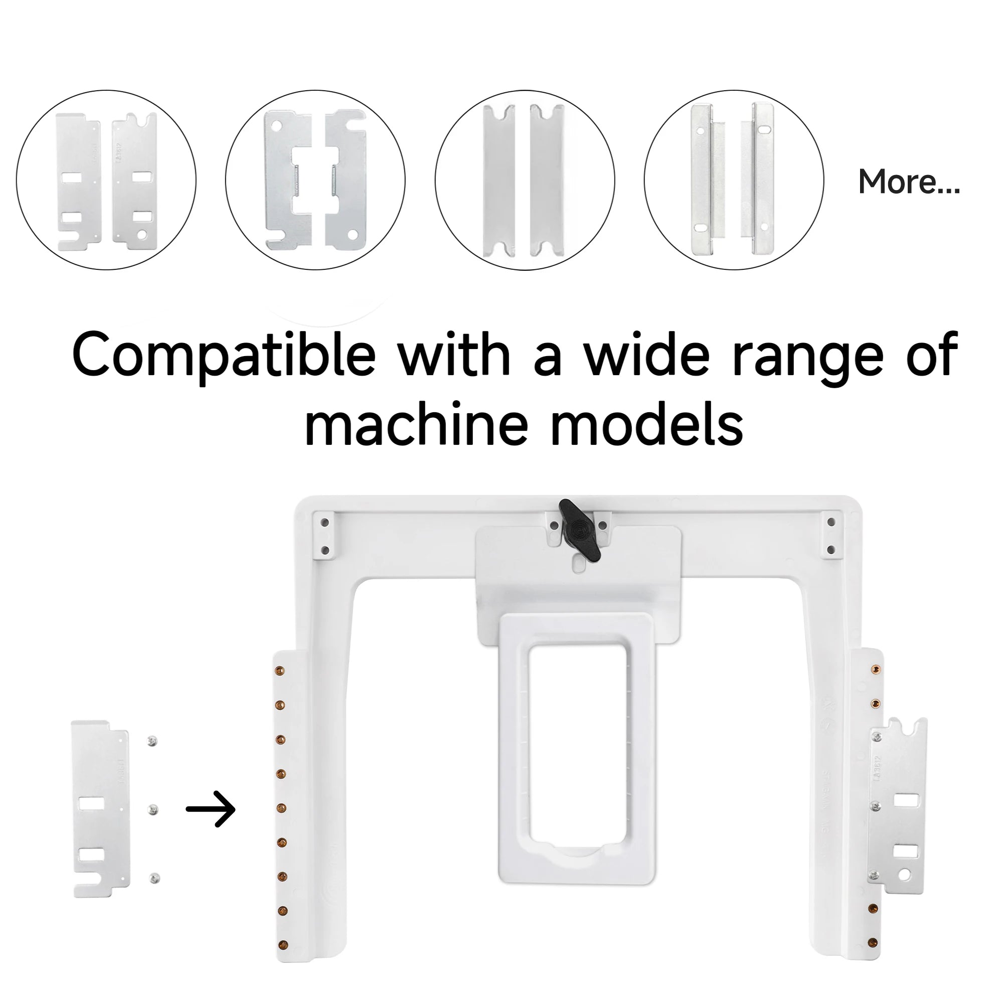 Kit Telaio Magnetico 4in1s Per Ricamatrice Brother Telaio Ricamo per Ricamatrici Brother PR680W PR655 PRS100 VR