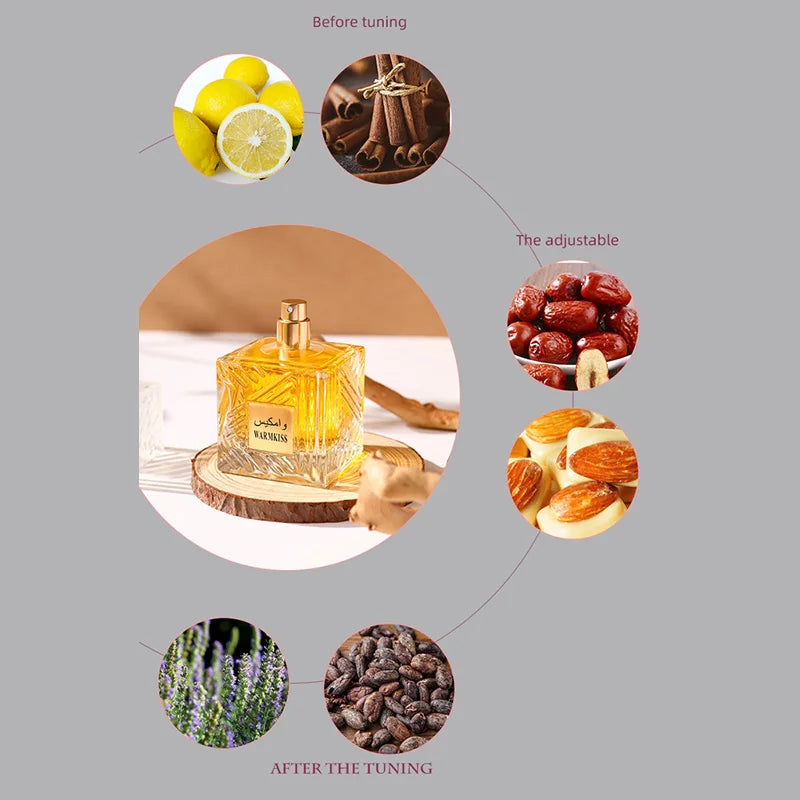 Khamrah عطر Profumo Eau De Toilette Cofanetto 100ml Unisex Profumo Oud Arabo Fragranza Gourmand Profumo a lunga durata per Unisex