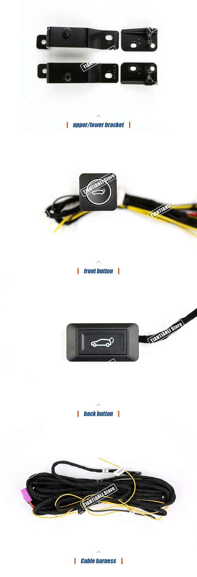 For Toyota Land Cruiser 200 Electric Tailgate Intelligent Automatic Suction Lock Luggage Modification Automotive Not Prado LC200
