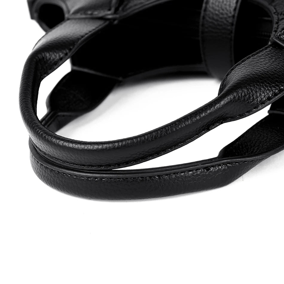 Borsa da donna di nuova tendenza 2024 in pelle morbida di alta qualità Borsa a tracolla da donna Bolsas Tinta unita Retrò Borsa a mano da donna Sac