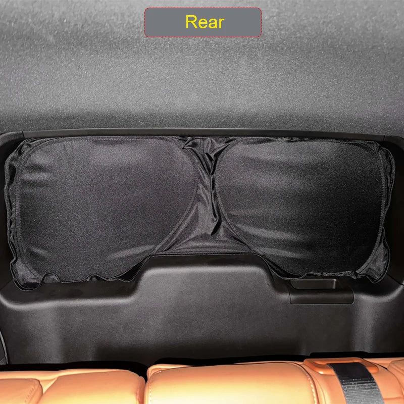 Car Black Window Privacy Sunshade For ROX 01 JISHI 2021-Present Auto Anti-UV Heat Insulation Protect Cover Interior Accessory