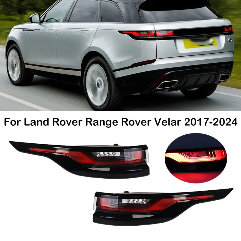 For Land Rover Range Rover Velar 2017-2024 LED Car Rear Bumper Tail Light Assembly Tail Lamp Stop Brake Light LR111106 LR111108