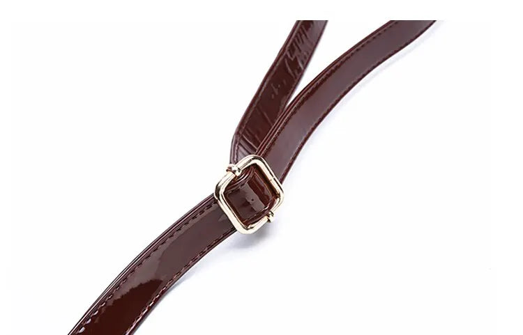 Borsa a mano di lusso vintage da donna con motivo coccodrillo, borsa a tracolla in pelle di grande capacità, per lavoro