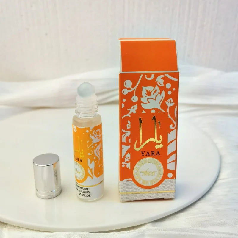 10 ml YARA Roll-On Geur, Unisex Langhoudende Lichte Geur, Midden-Oosterse Stijl Eau de Parfum Olie