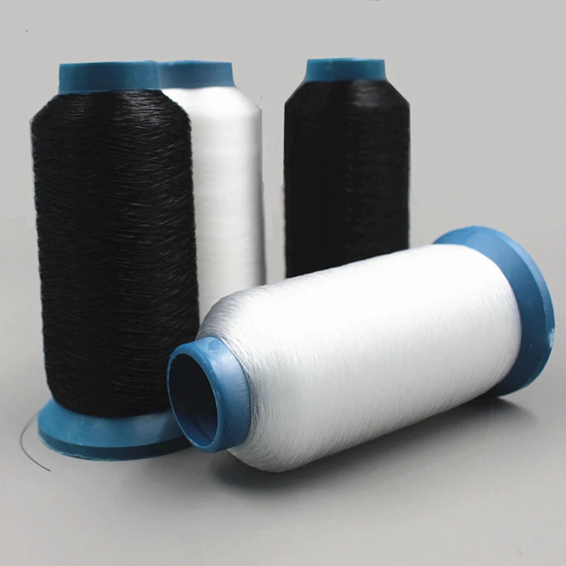 Filo trasparente per macchina da cucire da 4500 metri per colletto applicato a mano, filo di nylon invisibile da tavolo, accessori per cucito