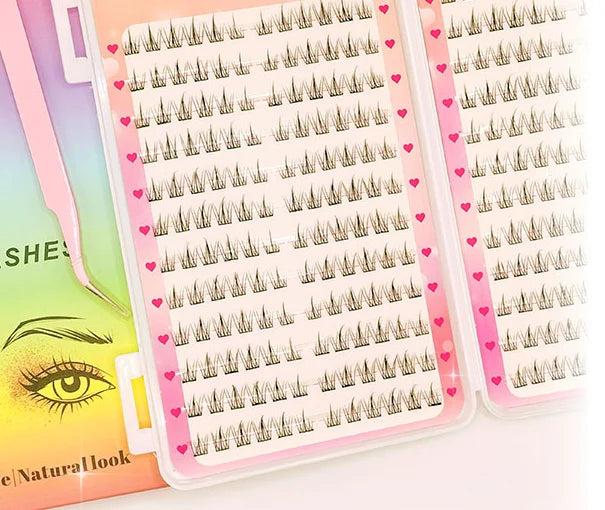 Hot Sales 32 rijen Valse Wimper Boek Natuurlijk Zacht Dagelijkse Make-up Wimper Clusters Voor Schoonheid