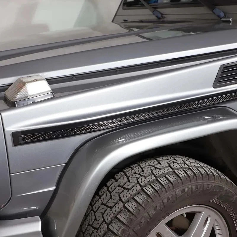 For Mercedes Benz G Class W463 G63 Side Molding Trim for G350 G400 G500 G55 G63 G65 Black Side Molding Trim Kit with B Logo