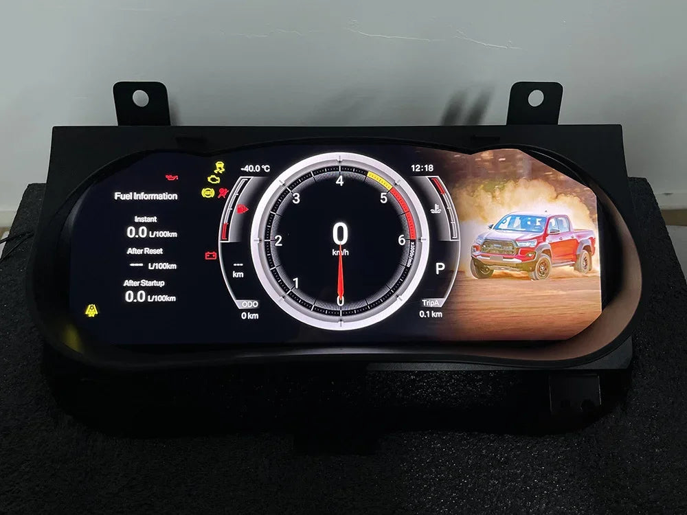 Digital Cluster For Toyota Hilux 2005 2007 2008 2009 2010 2011 2012 2013 Virtual Cockpit Speed Meter Car Dashboard Instrument