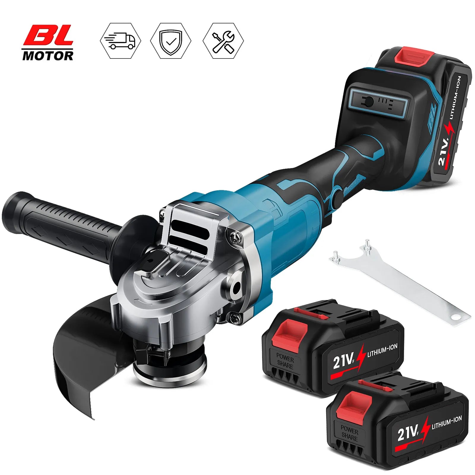 12000 RPM 125 MM borstelloze elektrische haakse slijper met variabele snelheid, snijmachine, houtbewerkingsgereedschap voor Makita 18V-accu