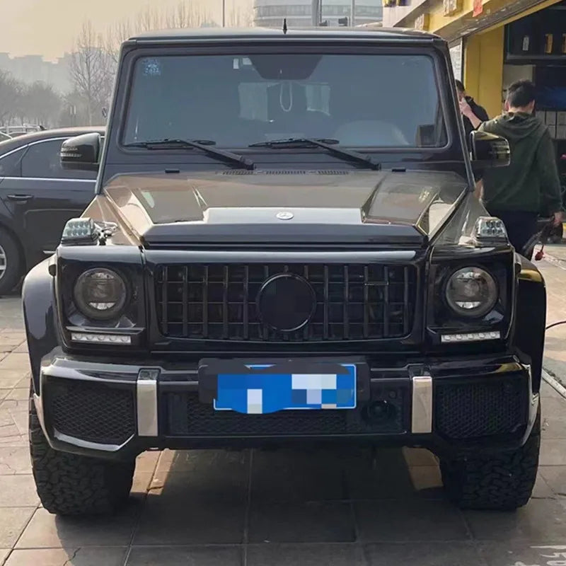 For W463 Mercedes Benz G-Class G350 G500 G55 G63 G65, Upgrade To W464 Geometric Led Headlights, Old Model Updated To New Style