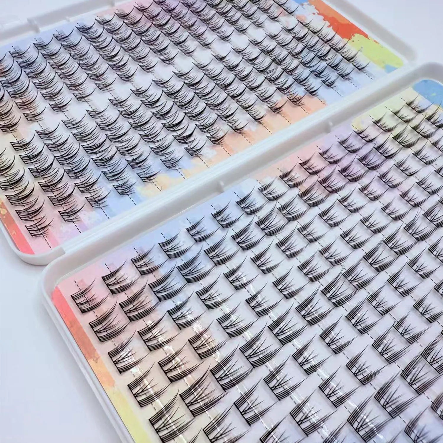 Hot Sales 32 Rows False Eyelash Book  Natural Soft  Daily Makeup Lash Clusters For Beauty