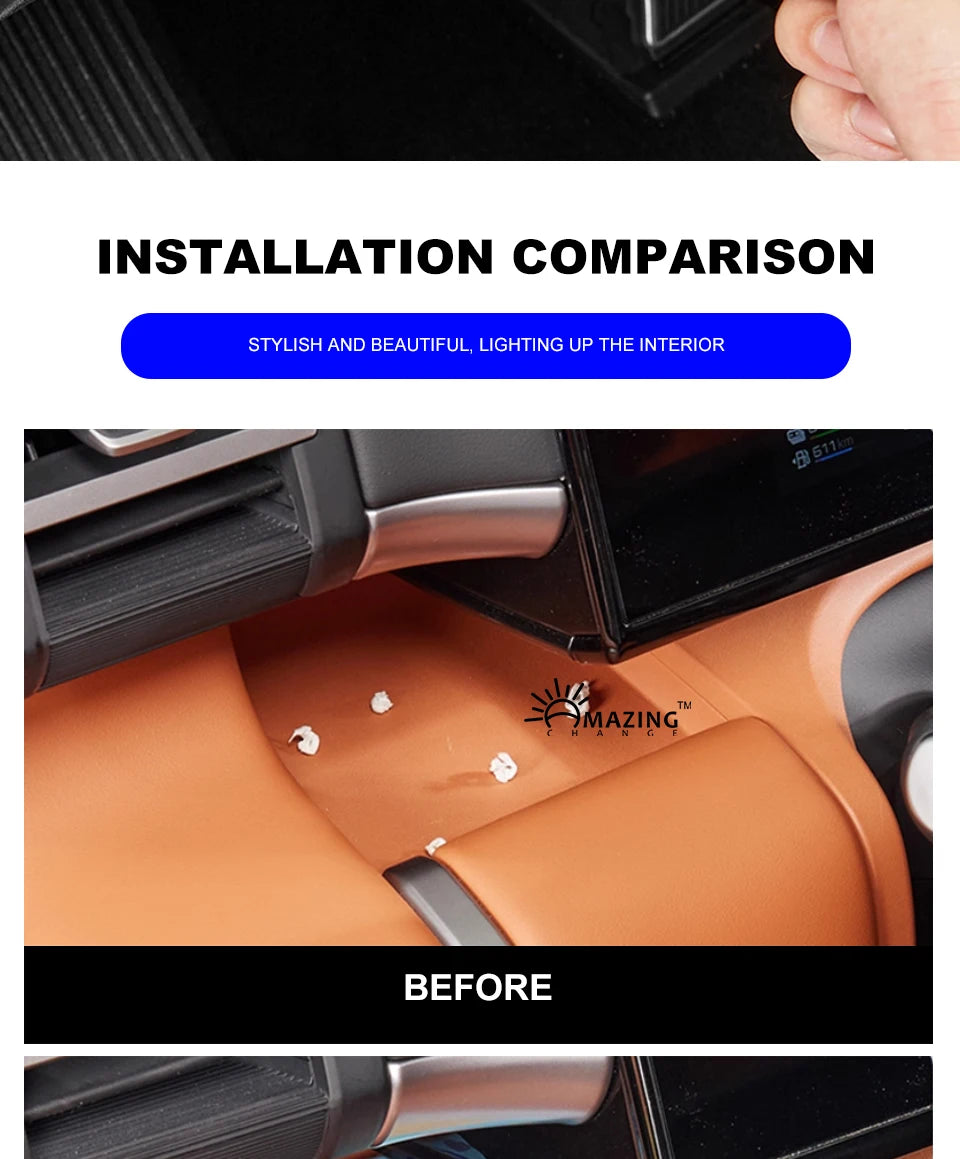 For Byd Leopard 7 2025 2026 Steering Wheel Front Storage Box Multifunctional Silicone Waterproof Protective Case