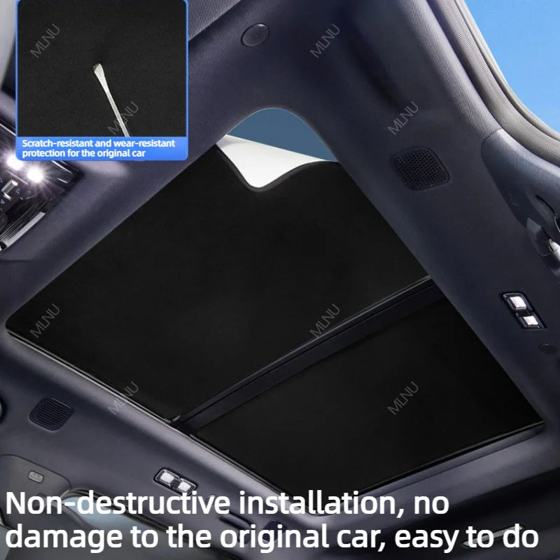 Sunroof Sunshade For BYD fangchengbao bao Leopard 5/8 DENZA B5/B8 2025 2026 Accessories UV-Block Heat-Insulation Anti-Glare