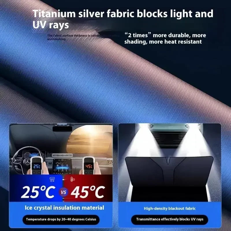 For Rox 01 Polestones 01  2023-2024 Car Windshield Sunshade Cover Front Window Sun Shade Heat Insulation Summer Auto Accessories