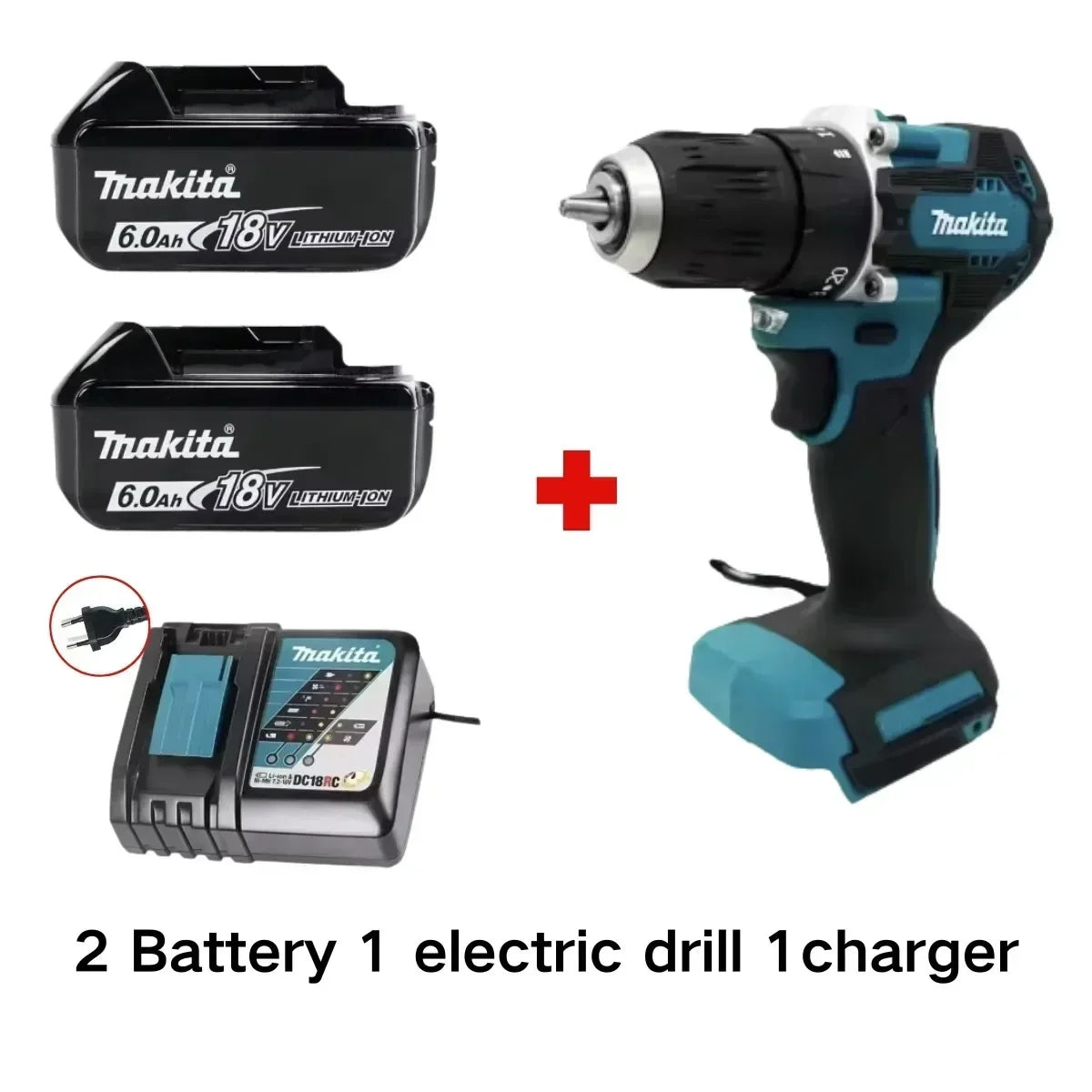 Makita 100% Origineel DDF487 Accu Boor-/Schroefmachine 18V Borstelloze Elektrische Slagschroevendraaier Oplaadbaar Elektrisch Gereedschap