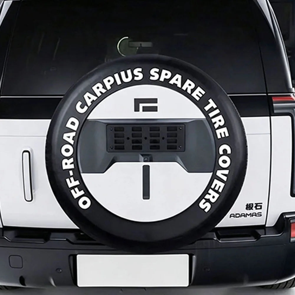 For BAIC JISHI ROX 01& Adamas 2026 Dedicated Full-Size Spare Tire Cover Off-Road UV Protection Faux Leather Specific Accessories
