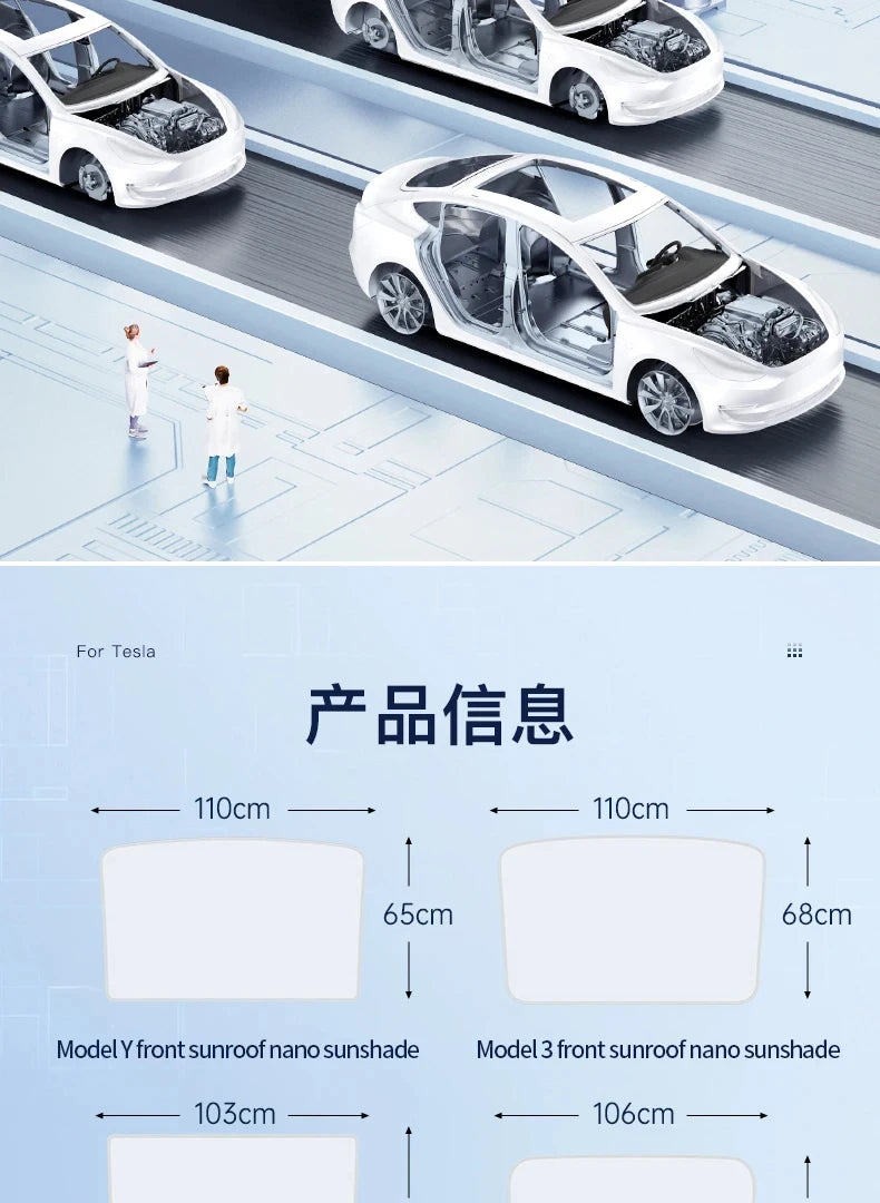 For BYD Denza B5 Formula Leopard 5 Suede Fabric Sunroof Sunshade, UV Protection Heat Insulation Electrostatic Adsorption