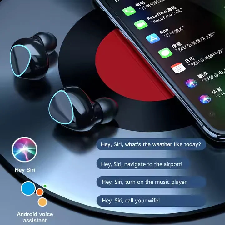 Auricolari M10 Nuovi Arrivi Cuffie Wireless Auricolari di Alta Qualità Suono Perfetto Sport Giochi Musica Cuffie BT con Power Bank