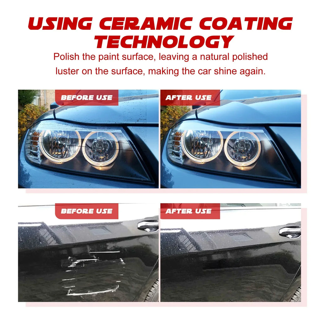 Graphene Nano Ceramic Car Coating Kit - Universal Professional Car Beauty, High Gloss Car Paint Protection, Long-Lasting Gloss