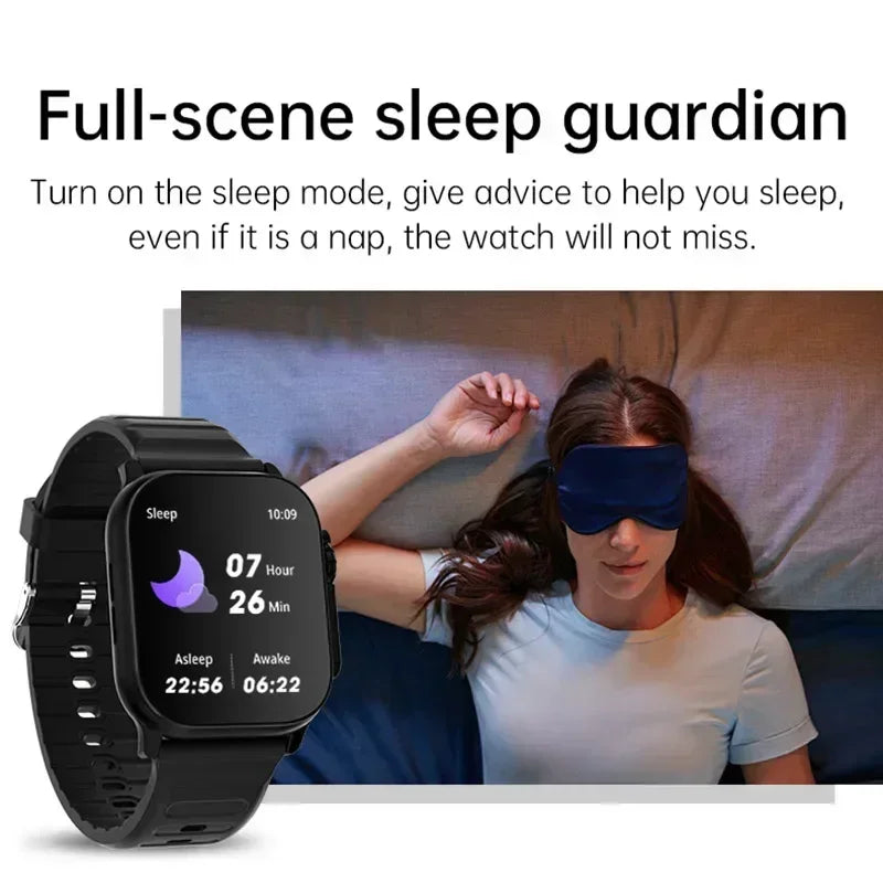 7 cinturini Nuovo Smartwatch S900 Ultra con schermo circolare Amoled, monitoraggio ECG, Reloj inteligente con custodia protettiva