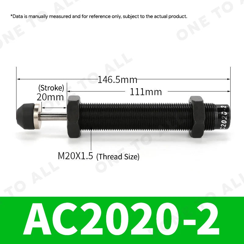 AC/AD Hydraulic Buffer Adjustableb Automatic Compensation Medium Carbon Steel Material Shock Absorber AC2020 AC2540
