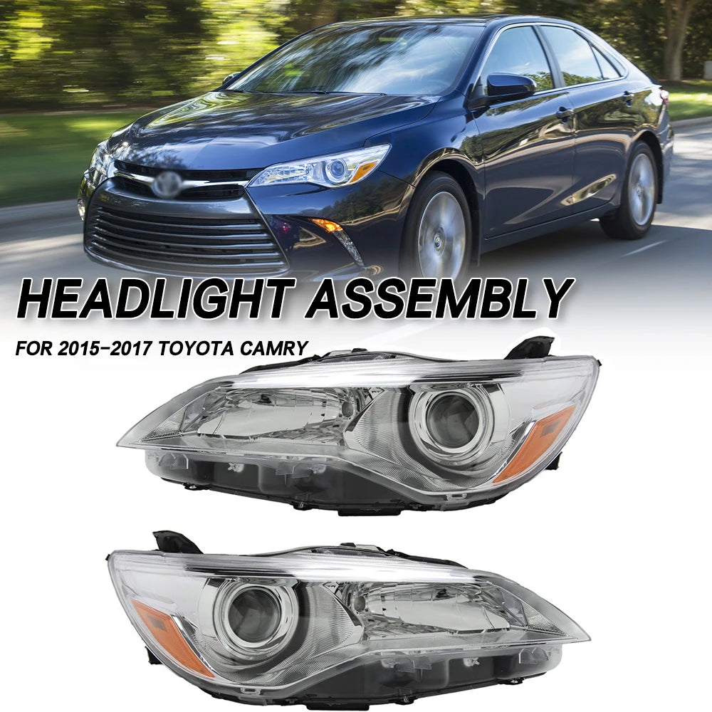 Left/Right Front Headlight Assembly For Toyota Camry 2015 2016 2017