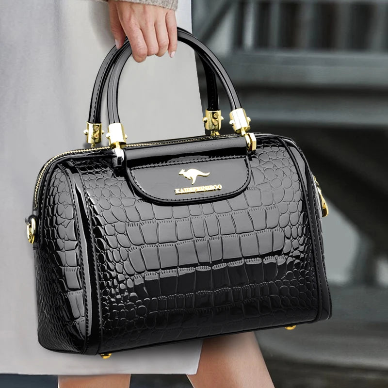 2024 Nieuwe Mode Krokodillenleer Dames Handtas Luxe Designer Dames Schoudertassen Retro Trendy Meisjes Shopper Tas Portemonnee