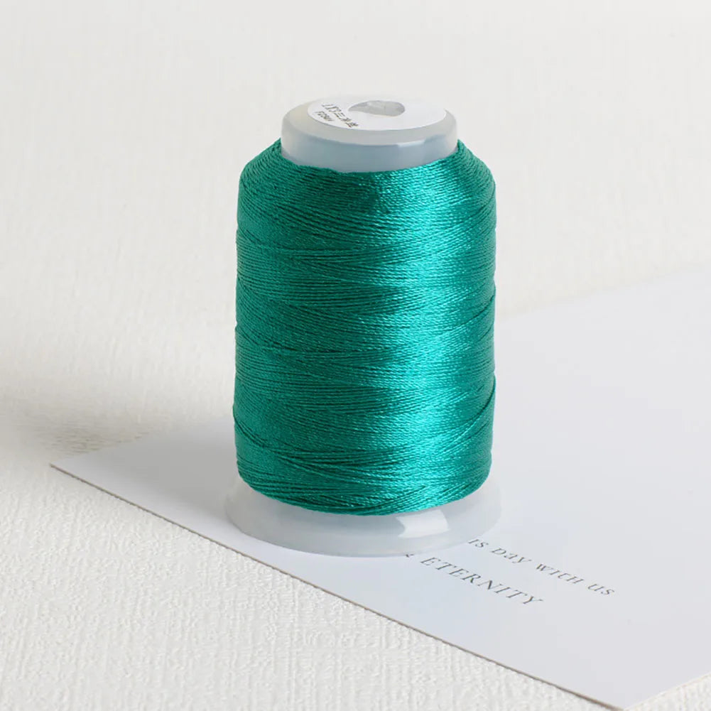 350m/rotolo Filo da ricamo per cucito fai da te, strumenti per cucito a punto croce, braccialetto di pizzo, corda intrecciata, nodi di pizzo, decorazione di gioielli