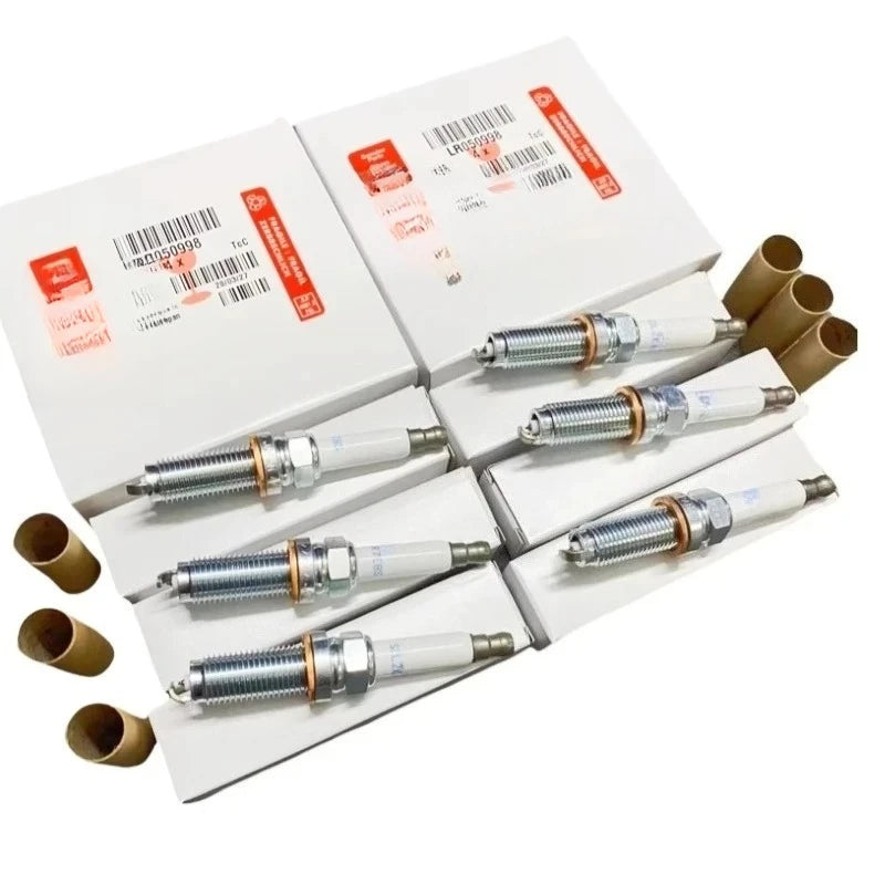 LR050998 Spark Plug 1PC 4PCS 6PCS Fit For Jaguar XE XF Land Rover Range Rover Sport Velar LR4 2.0 3.0 V6