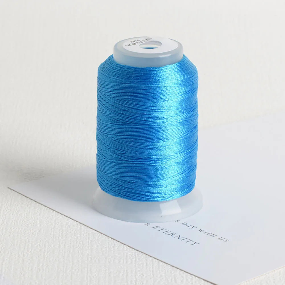 350m/rotolo Filo da ricamo per cucito fai da te, strumenti per cucito a punto croce, braccialetto di pizzo, corda intrecciata, nodi di pizzo, decorazione di gioielli