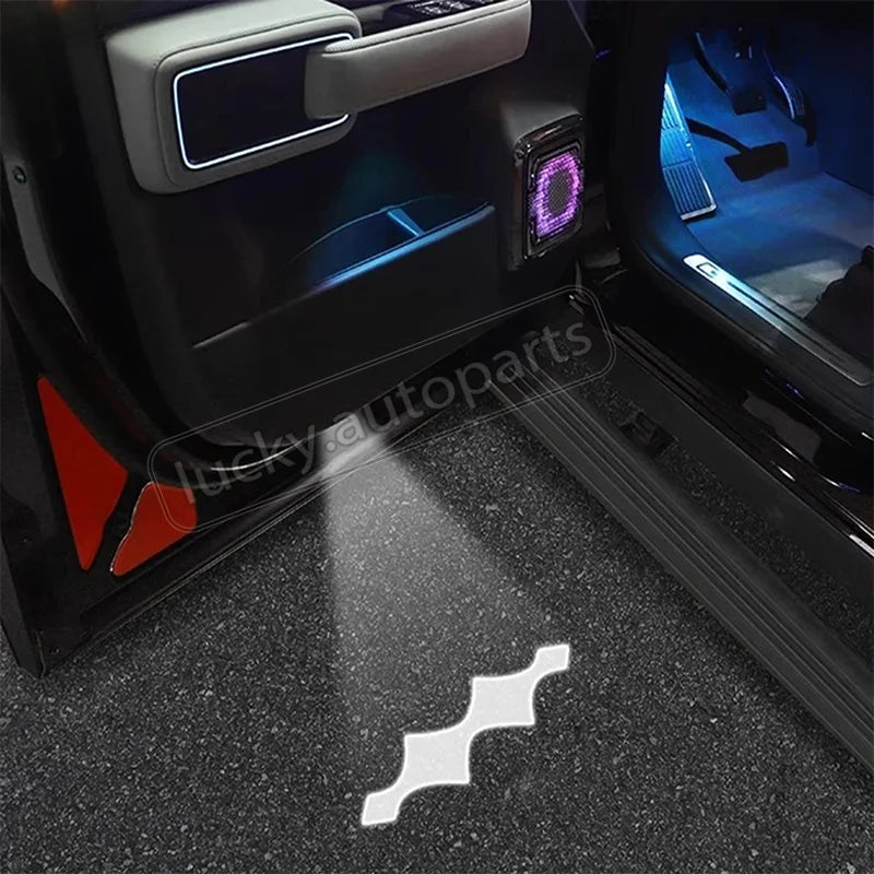 For BYD Leopard 5 Accessories Door Welcome Light Ambient Decorative Sensor-Activated Ground Projector Shadow Modification