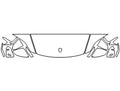 8.5mil TPU Precut PPF Kit For Porsche TAYCAN 2025-2026 - Hood, Fenders & Mirror Set - Self-Healing Clear Bra Film