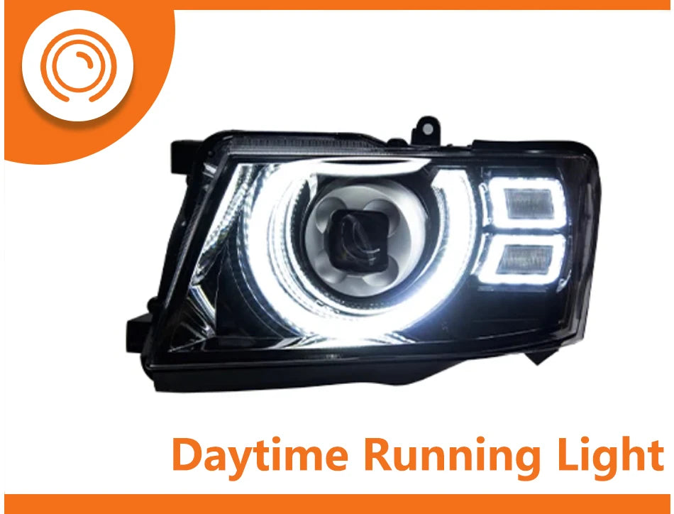 LED Auto Headlight Assembly For Nissan Patrol Y61 2005-2013 Upgrade Plug and Play Projector Lens Car Front lamps Accessories