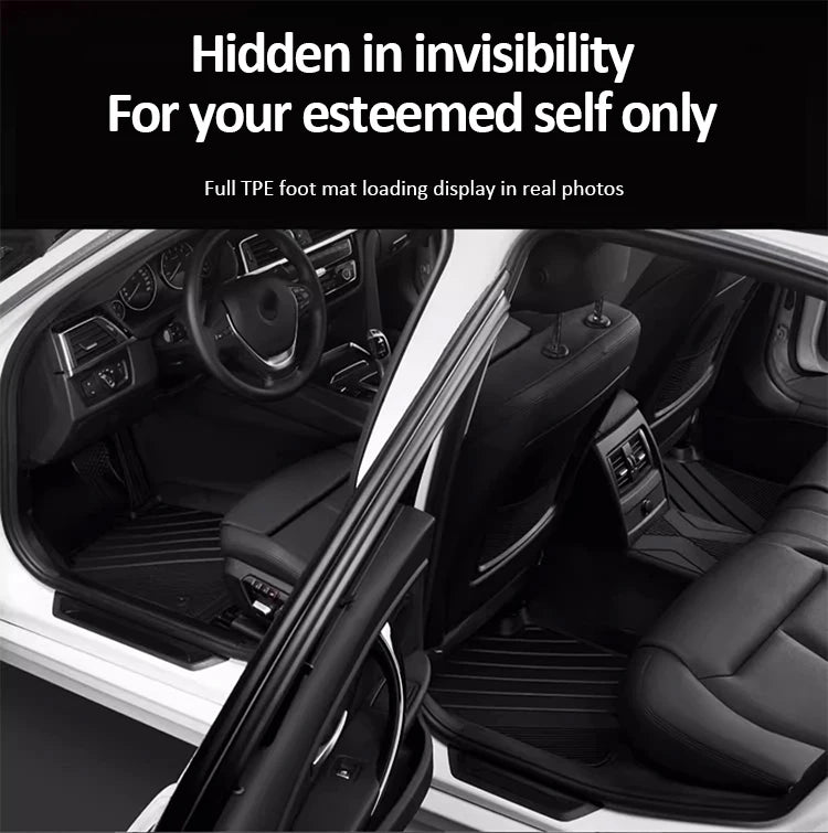 LHD Car Foot Pads For BYD Ti7 Fangchengbao Leopard 7 2025 2026 2027 Accessories TPE Auto Floor Mats All Weather Waterproof Mat
