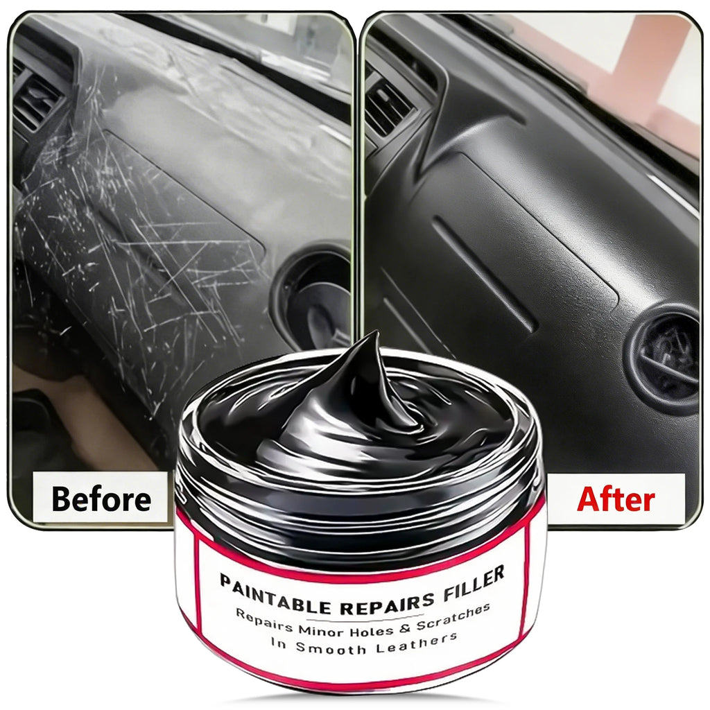 Automotive Plastic Repair Agent Car Interior Exterior Plastic Polishing Wax, Scratch Repair Anti-aging Cream, Suitable for Tires