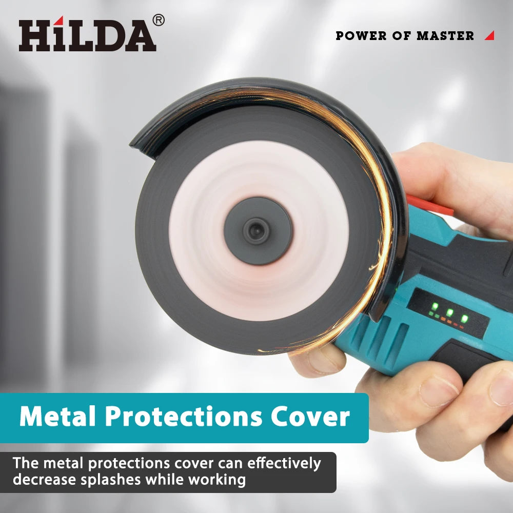 Smerigliatrice angolare HILDA 12V Strumento di levigatura a batteria per lucidatura e molatura Mini utensili elettrici a batteria diamantati