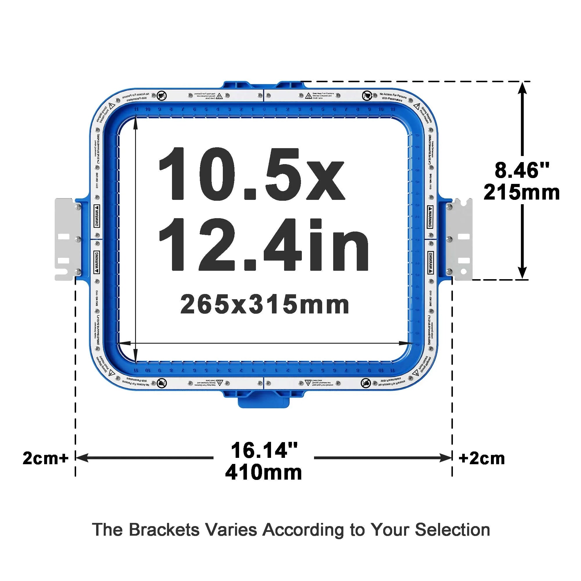 Telaio magnetico per ricamatrice BAI Magnetic Frame For BAI MIRROR Vision Telaio Mighty Hoop Cerchi da ricamo