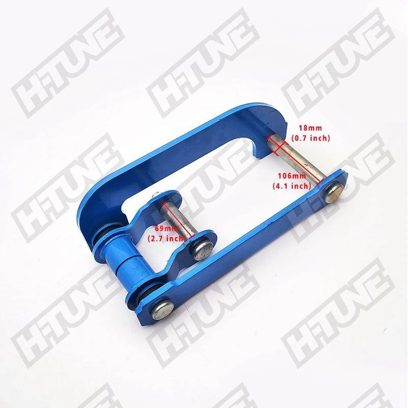 H-TUNE 4x4 Accesorios Rear Comfort G-Shackle Extended 2 Inch Lift Kits for Hilux Vigo 2005-2014 / REVO 2.8 Liter Engine 2015+