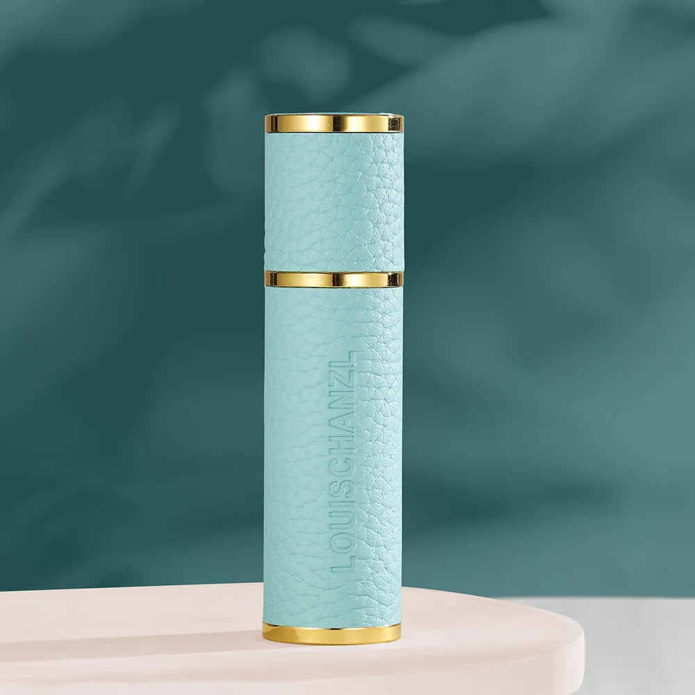 Louischanzl magnet Perfume Atomizer Bottle Portable leather Sprayer for Boarding Tight Sealing Travel Perfume Spray gift 5ml