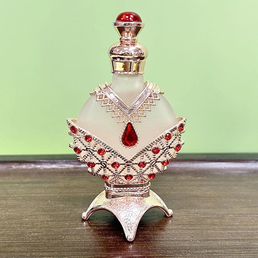 Set di Boccette di Profumo con Strass di Cristallo, Boccette Contagocce in Vetro Ricaricabili da 30ml e 10ml per Oli Essenziali, Accessori da Donna