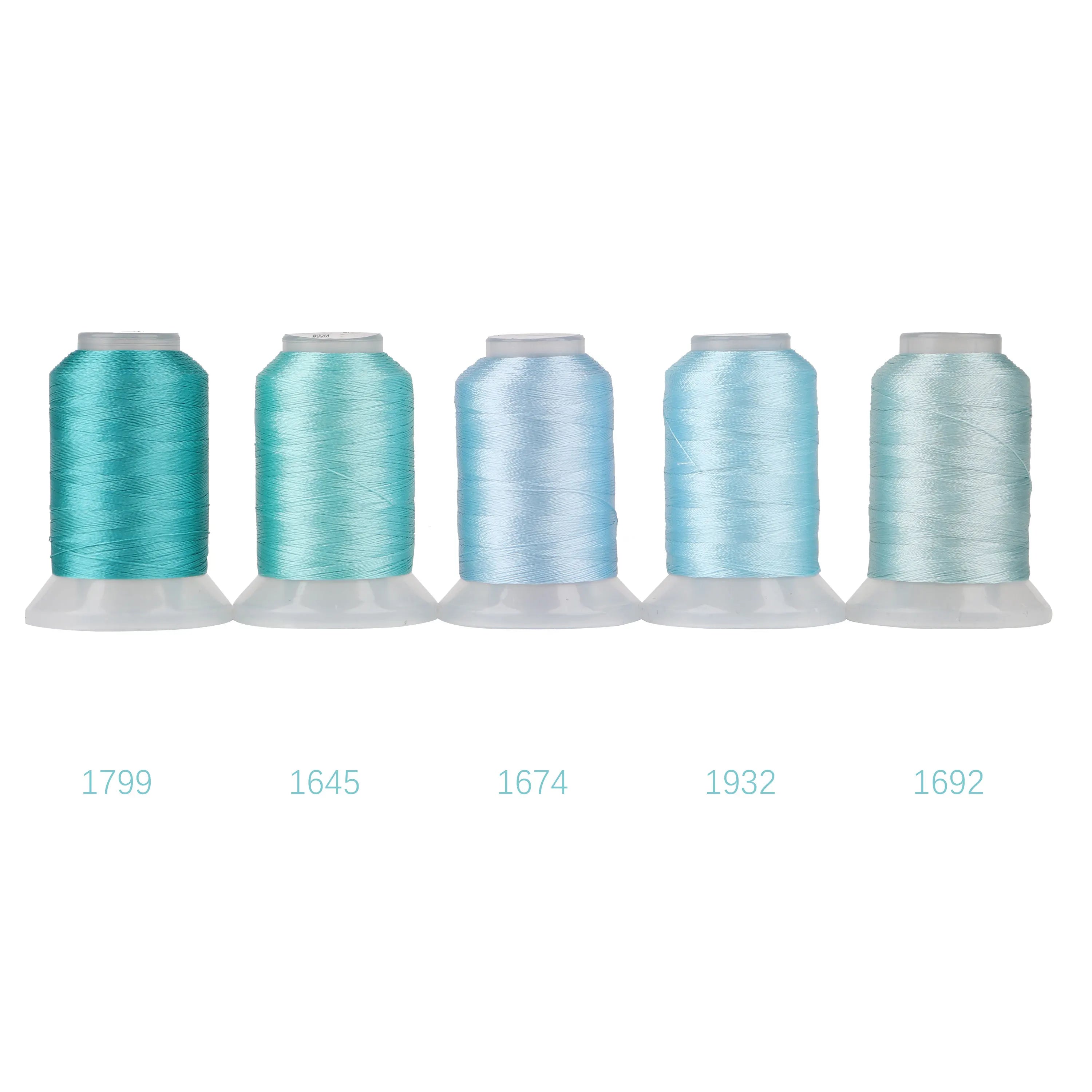 80 Nuovi Colori Madeira Set Premium Filato da Ricamo in Poliestere 40WT 500M Ogni Bobina Macchine Domestiche Brother Babylock Janome Singer