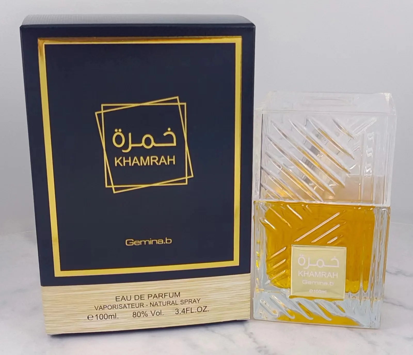 Khamrah Parfum Eau De Toilette Geschenkdoos 100ml Unisex Arabische Oud Geur Gourmand Geur Langdurig Parfum Voor Unisex