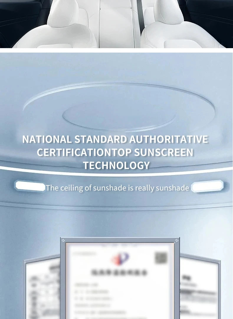 For BYD Denza B5 Formula Leopard 5 Suede Fabric Sunroof Sunshade, UV Protection Heat Insulation Electrostatic Adsorption