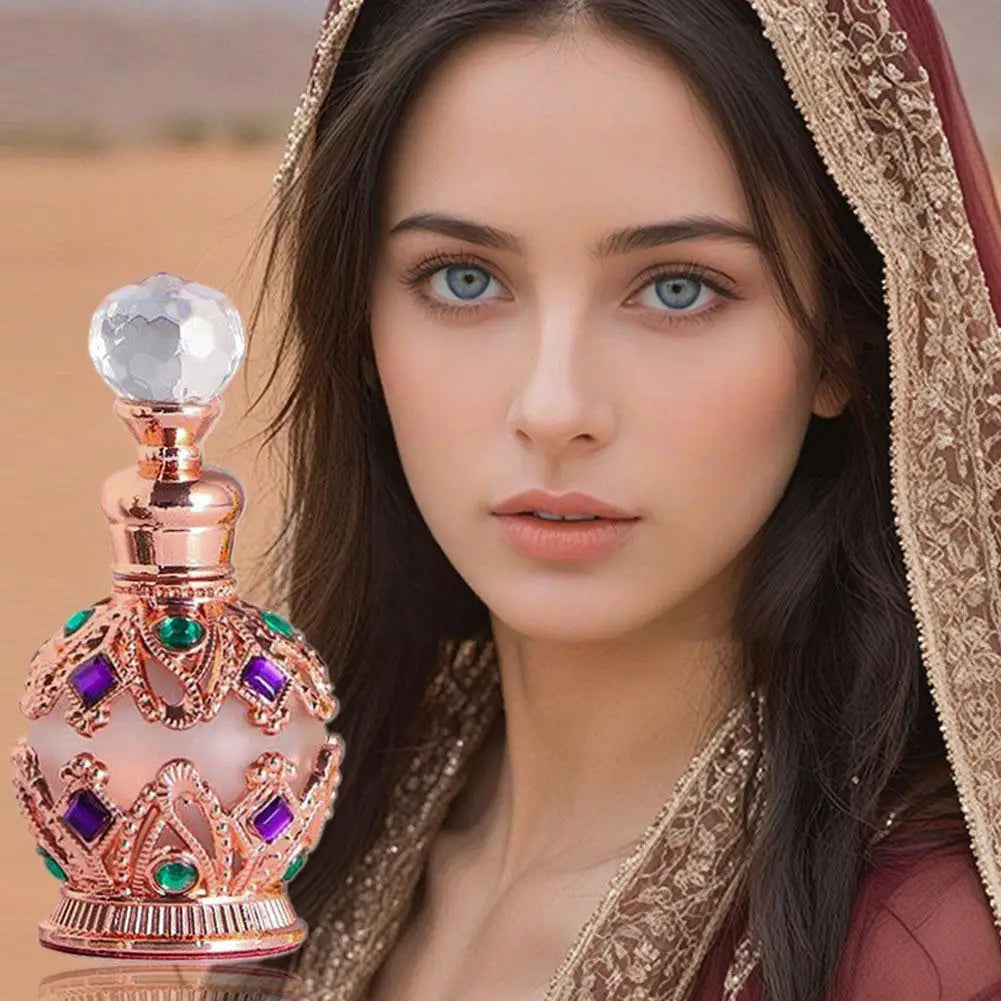 Exotische Arabische parfum voor vrouwen, betoverend bloemenboeket met roos, jasmijn & vanille langdurige feromoon-geïnfuseerde geur