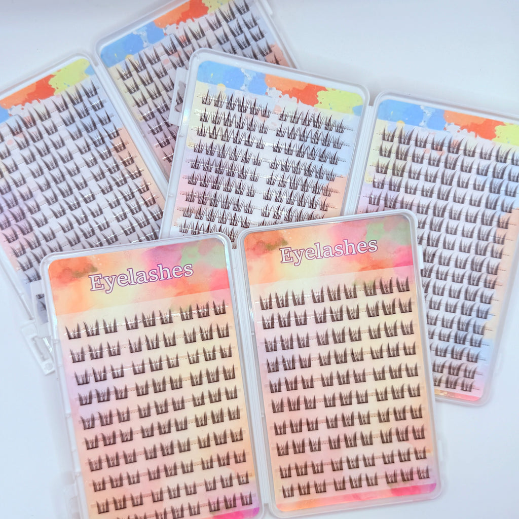Hot Sales 32 rijen Valse Wimper Boek Natuurlijk Zacht Dagelijkse Make-up Wimper Clusters Voor Schoonheid
