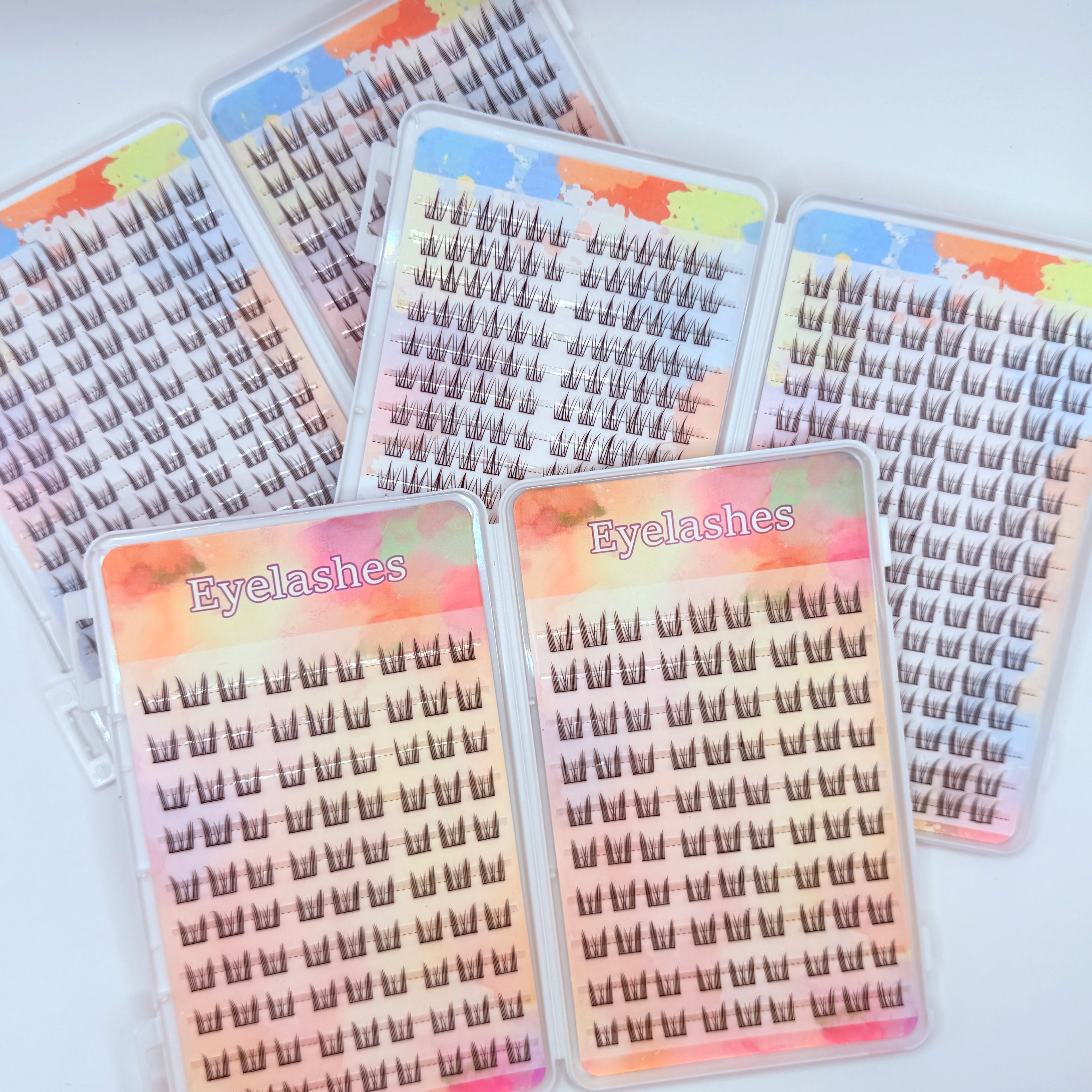 Hot Sales 32 rijen Valse Wimper Boek Natuurlijk Zacht Dagelijkse Make-up Wimper Clusters Voor Schoonheid
