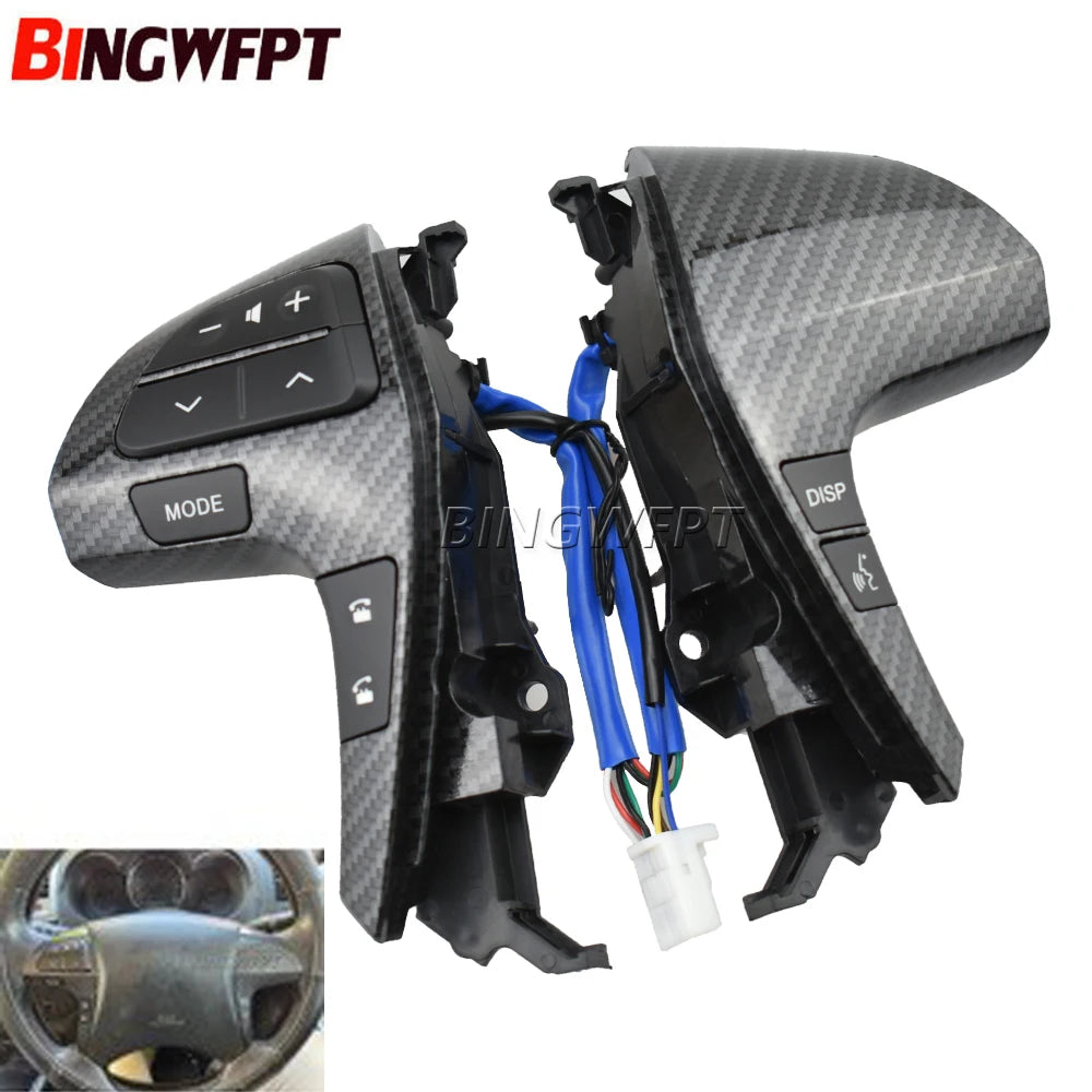 Bluetooth Steering Wheel Control Button Switch 84250-06160 For TOYOTA HILUX GGN15,25,35,KUN1*,2*,3*, LAN15,25,35,TGN1*26 11-15