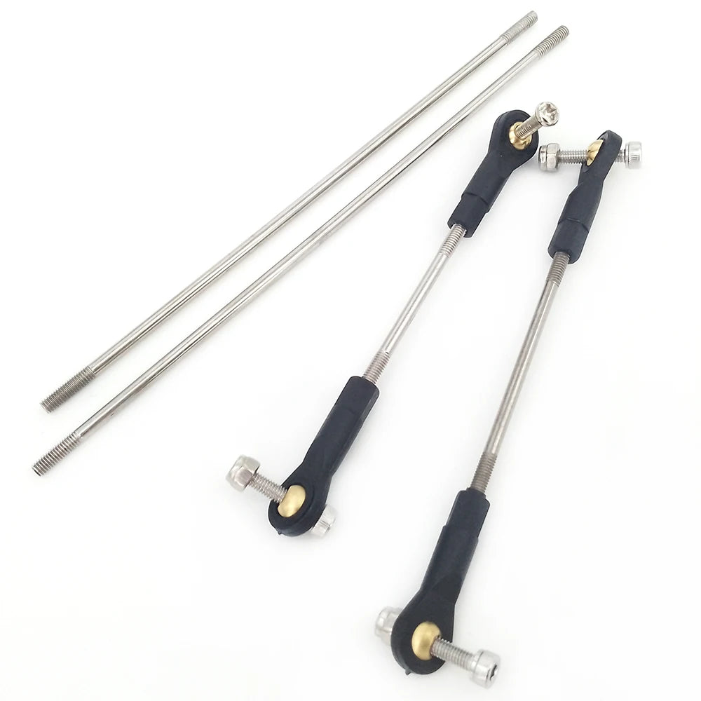 1PC M3 Push Rod Adjustable Tie Rods Ball Head Joint Stainless Steel Servo Linkage for RC Boat Airplane Car